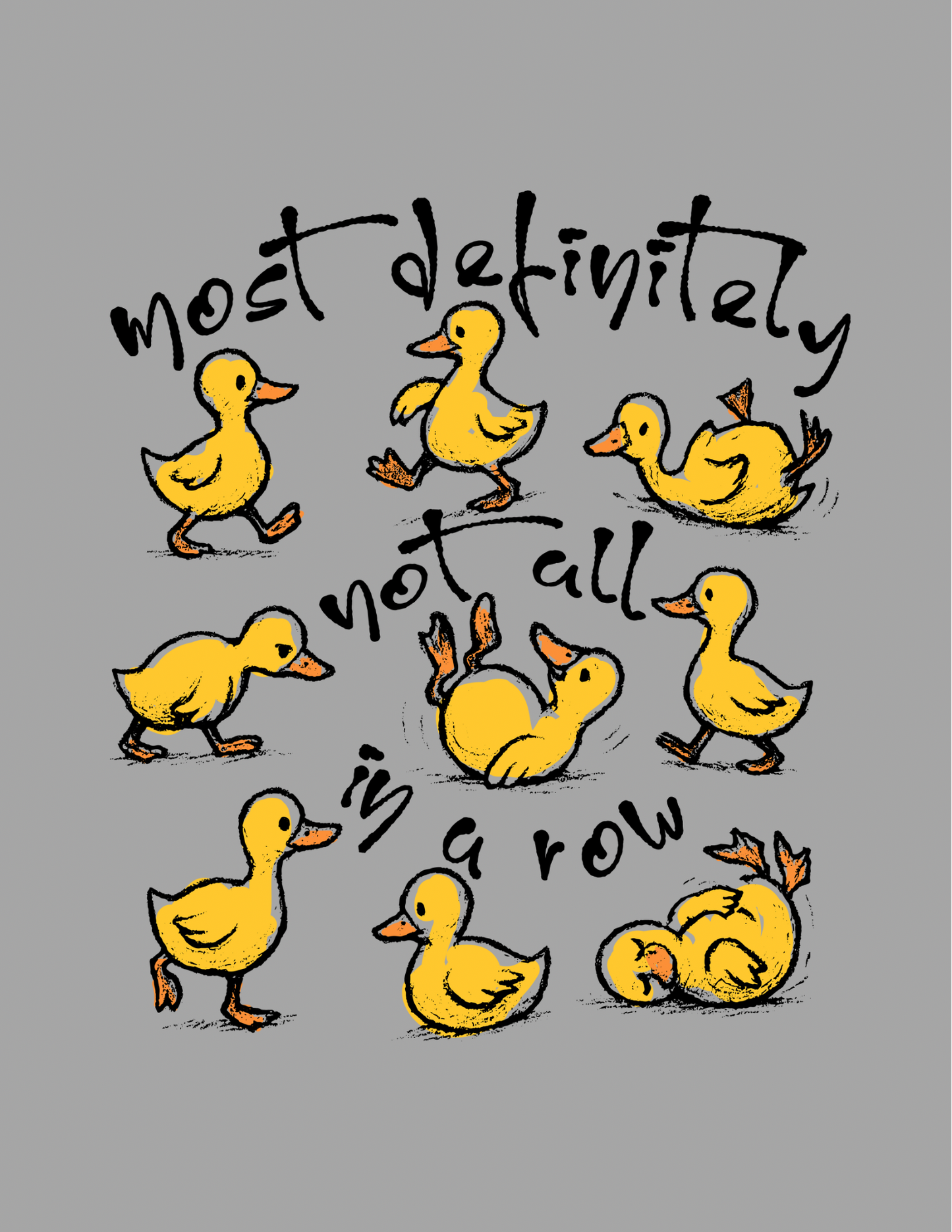 Ducks not in a row
